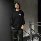 CREW NECK LONG SLEEVE T-SHIRT ( TYPE-1 ) #BLACK [24FW-WMT-LT04]
