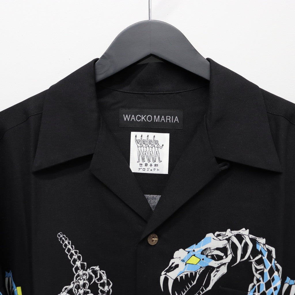 HAWAIIAN SHIRT L/S ( TYPE-4 ) #BLACK [25FW-WMS-HI04]_WACKO MARIA