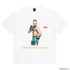 UFC | WASHED HEAVY WEIGHT CREW NECK T-SHIRT ( TYPE-2 ) #WHITE [UFC-WM-WT02]