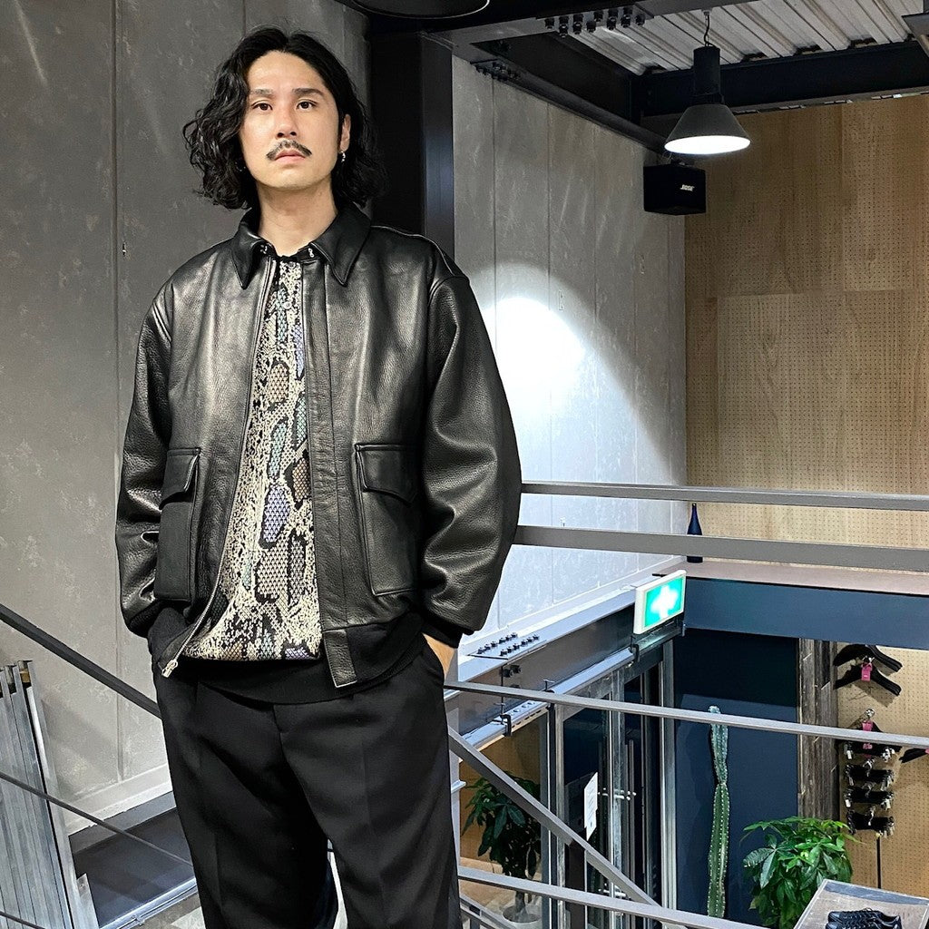 A-2 FLIGHT JACKET #BLACK [24FW-WMO-BL07]