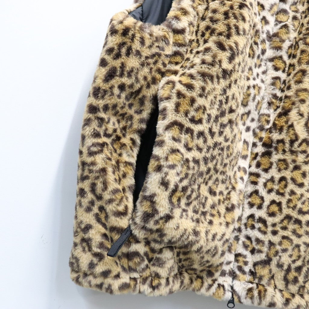WILD THINGS | LEOPARD FUR HAPPY VEST ( TYPE-1 ) #BEIGE [26FW-WMO-WT05]