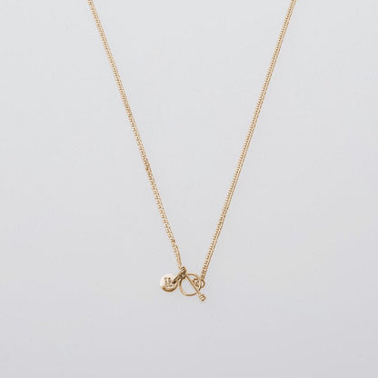 Flat Link Necklace 60cm #GOLD [XON013AG]