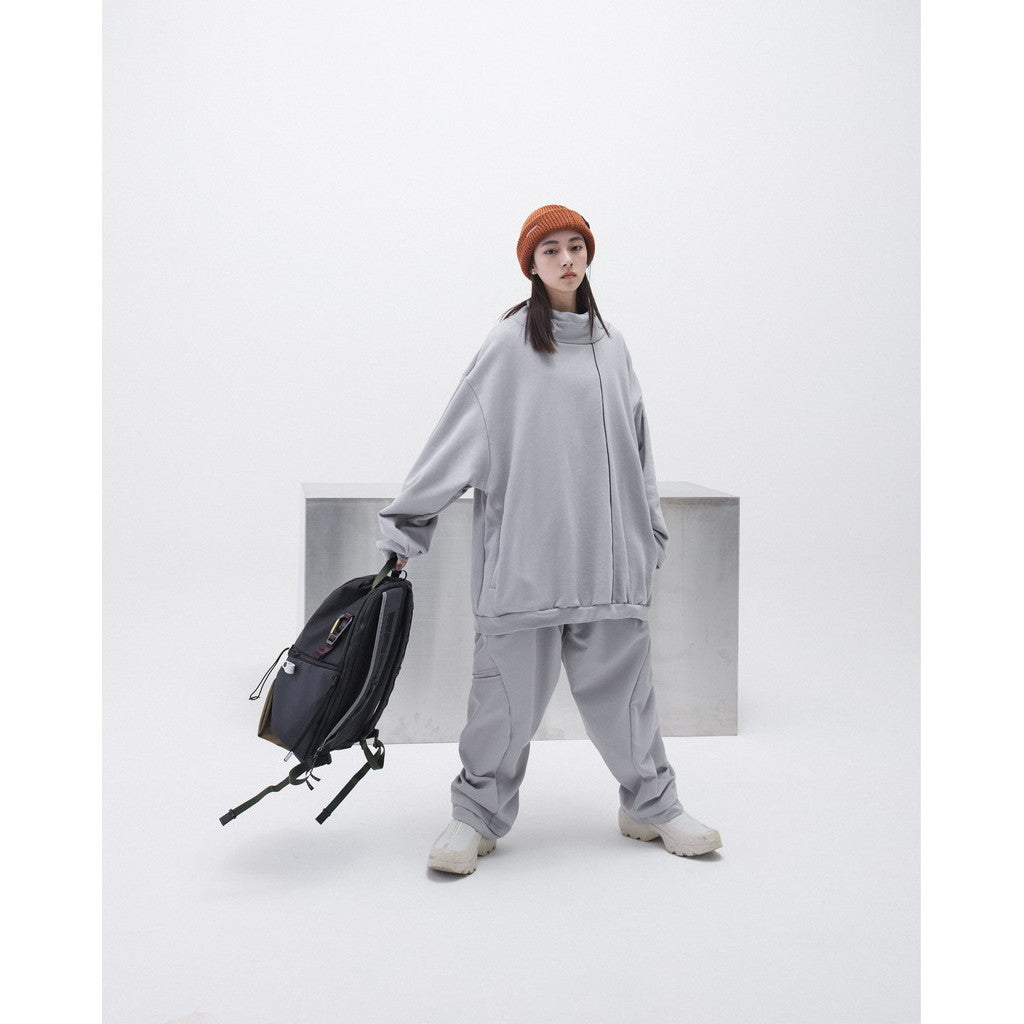 G7-S1「Anchorite」中 H 罩衫 #L-灰色 [GOOPI-23AW-JAN-02]