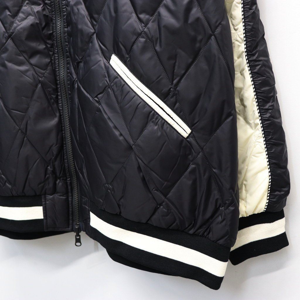 REVERSIBLE 「SKAJAN」 DOWN JACKET #BK×OFF / BK×D.PURPLE [TAION-JK04JS-N1]