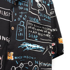 JEAN-MICHEL BASQUIAT | S/S HAWAIIAN SHIRT ( TYPE-1 ) #ONE [BASQUIAT-WM-HI25]