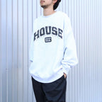 IS-NESS | SWEATSHIRT_HOUSE #ASH GRAY [CCC-263C007]