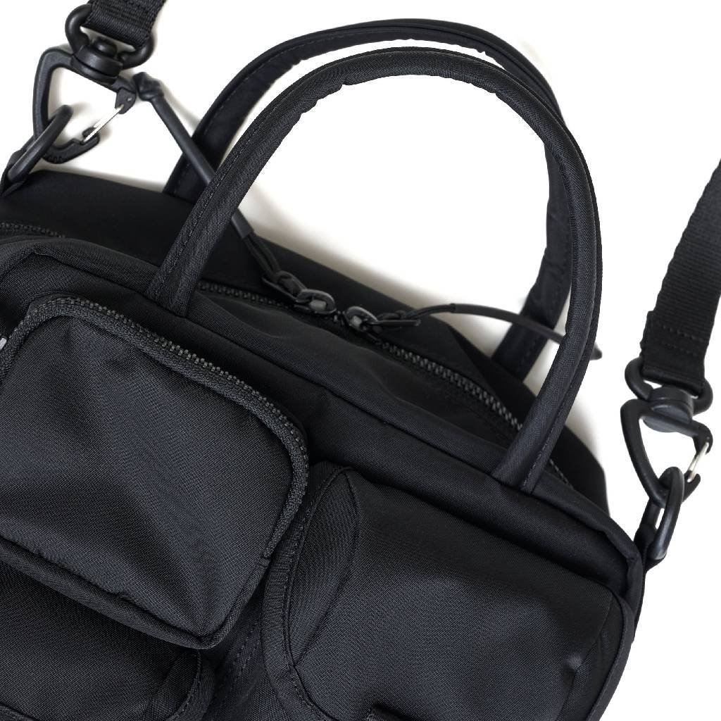 MULTI POCKET 2WAY BAG #BLACK [BCL-151]