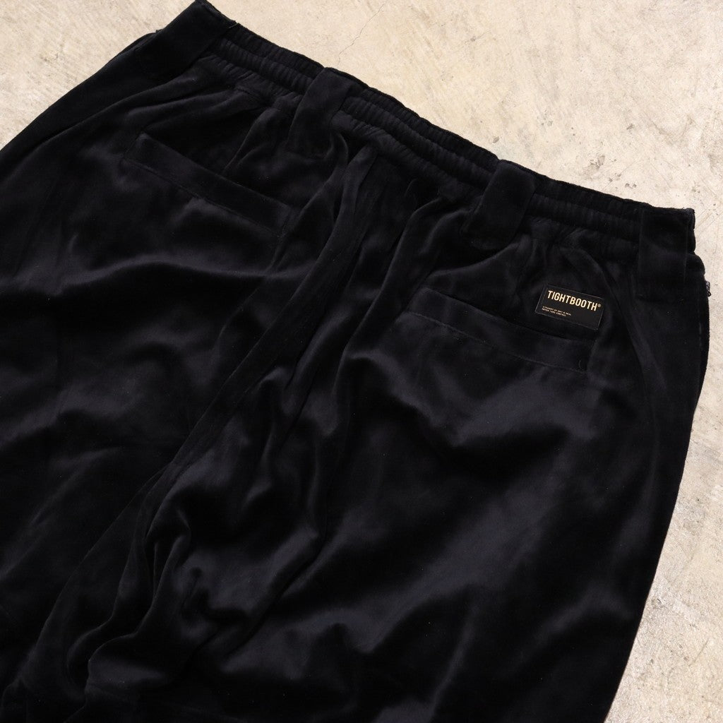 VELOUR BALLOON PANTS #BLACK [FW24-B07]
