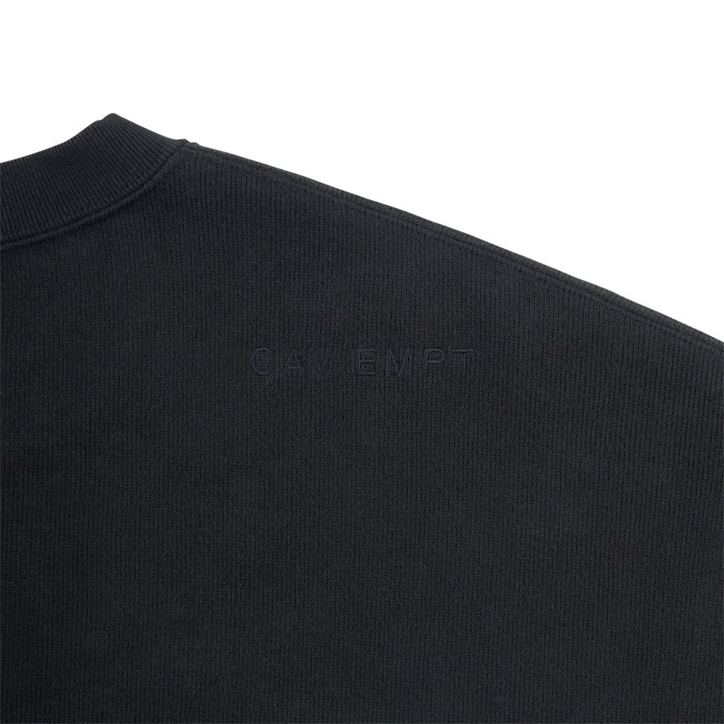 SIDE SEAM DBL KNIT LONG SLEEVE #BLACK [CES29CS22]