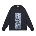 WASHED AS Mere Reality LONG SLEEVE T #BLACK [CES30LT01]