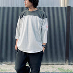 MESH FB CREW NECK #GREY [CES29CS31]