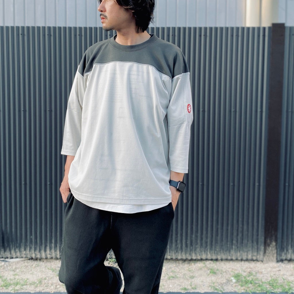 MESH FB CREW NECK #GREY [CES29CS31]