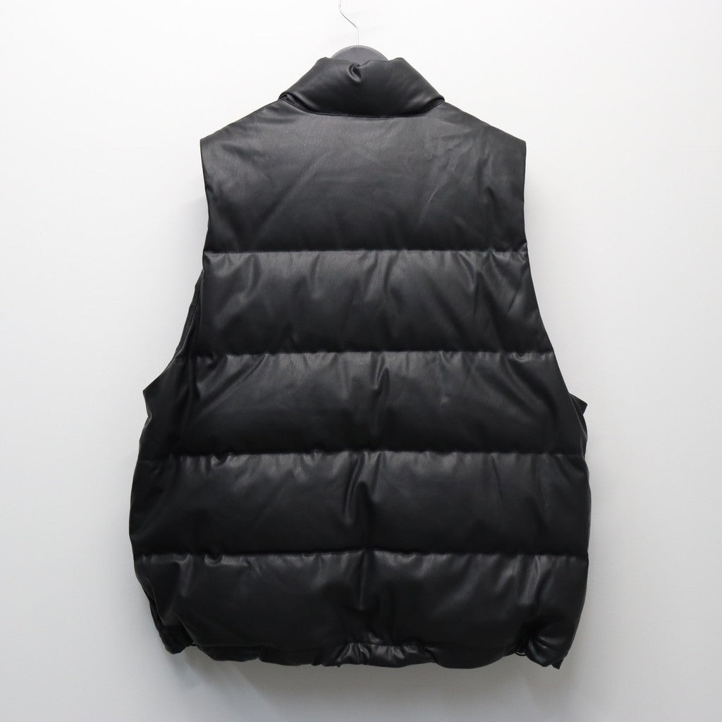 TECH 2WAY SYNTHETIC SKIN DOWN JACKET #BLACK [BW-41025W]