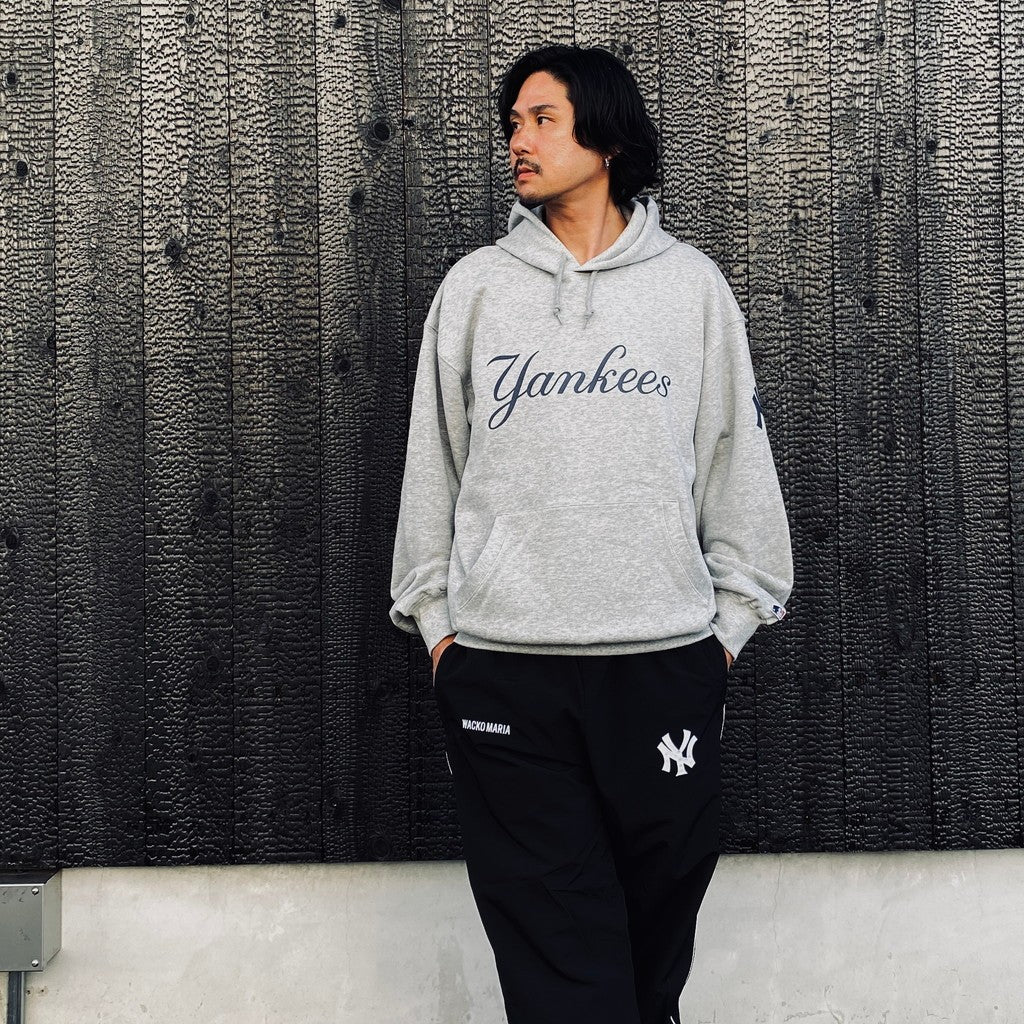 MLB | NY | HEAVY WEIGHT PULLOVER HOODED SWEAT SHIRT ( TYPE-1 ) #GRAY [MLB-WM-SS01]