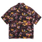 HAWAIIAN SHIRT S/S ( TYPE-2 ) #BLACK [25SS-WMS-HI02]