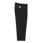 DOUBLE PLEATED CHINO TROUSERS ( TYPE-1 ) #BLACK [26FWE-WMP-PT01]