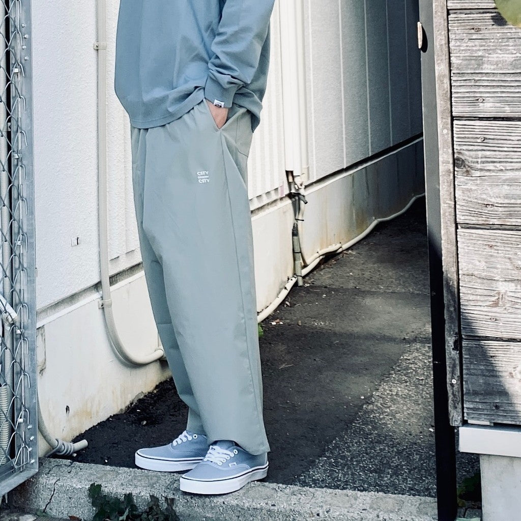 Embroiderd Logo Strech Easy Pants #DEEP BLUE GRAY [CCC-241P004]