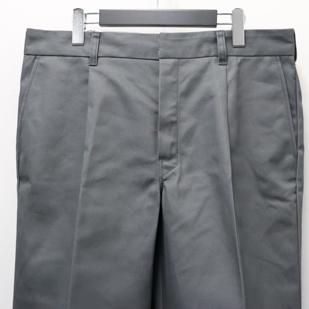 DICKIES | PLEATED TROUSERS #CHARCOAL [26FW-WMP-DC01]