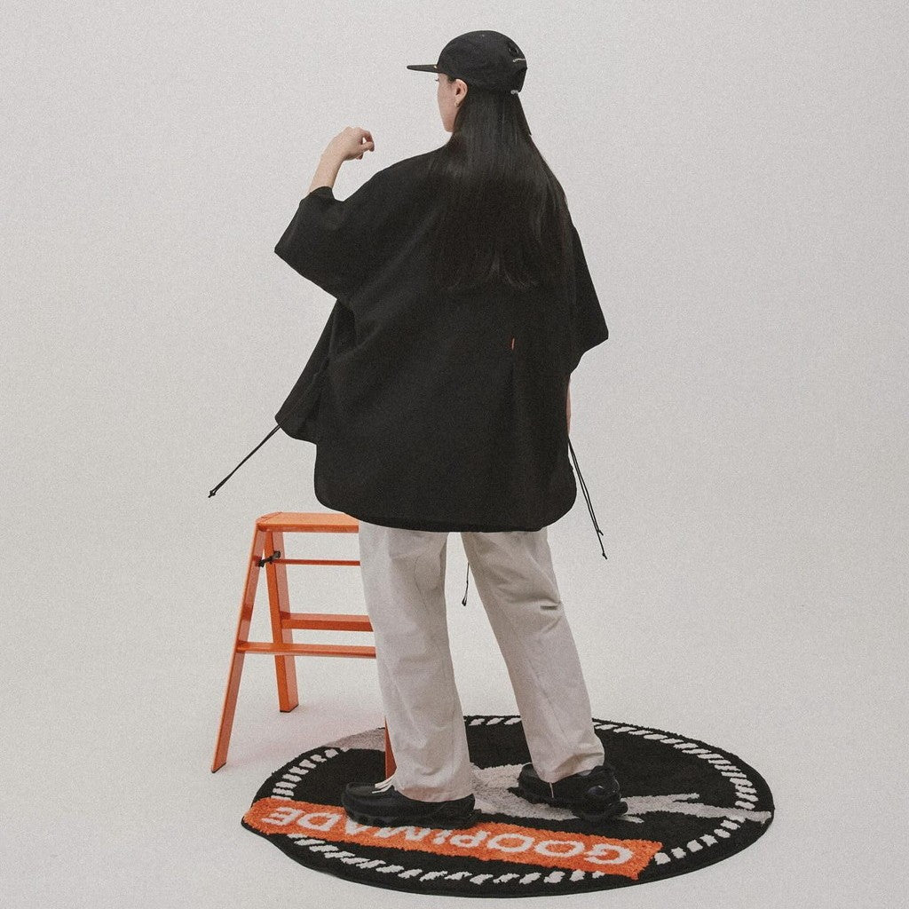 「GNV-S1」 SOFTBOX Oversized Strap Shirt #SHADOW [GOOPI-24SS-APR-03]