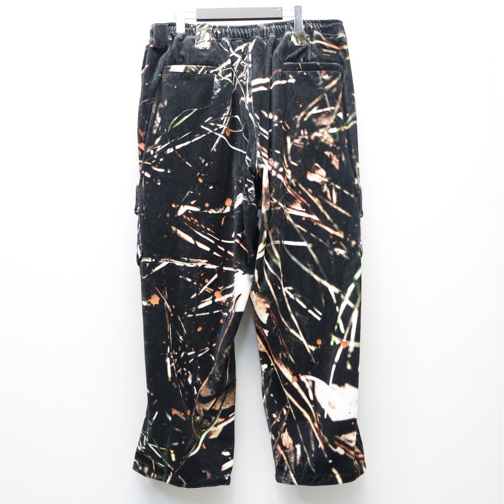 TACTICAL VELOUR CAMO BALLOON PANTS (TIGHTBOOTH x BES) #Camo [SS26-RC09]