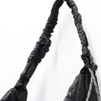 TEXTURED TWILL BODY BAG #BLACK [FTT36262B0007]
