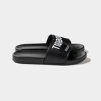 BIG LABEL SLIDE SANDAL #Black [SU26-A09]