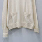 TECH KNIT CREW L/S Brewed Protein #OFF WHITE [BE-70026W]