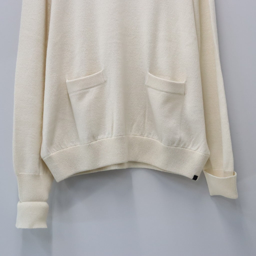TECH KNIT CREW L/S Brewed Protein #OFF WHITE [BE-70026W]