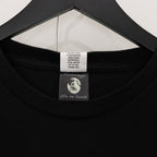 ELLEN VON UNWERTH | WASHED HEAVY WEIGHT CREW NECK T-SHIRT ( TYPE-1 ) #BLACK [EVU-WM-WT01]