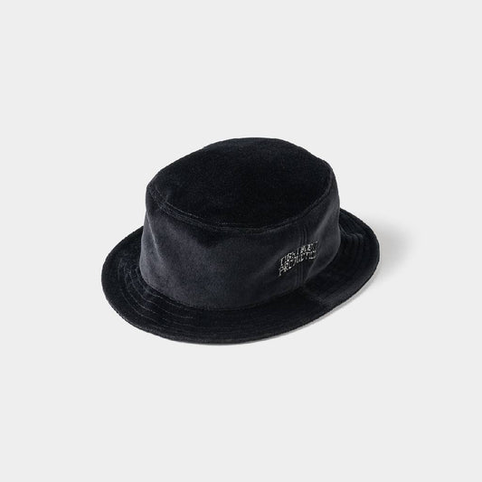 VELOUR BUCKET HAT #BLACK [FW24-H04]