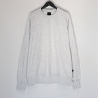 科技運動袖圓領上衣 灰色 [BE-50025]