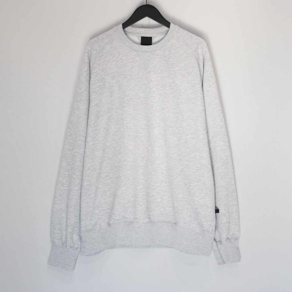 科技運動袖圓領上衣 灰色 [BE-50025]