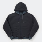 TECH SWEAT DOUBLE FACE PARKA #INK BLACK [BE-54026W]