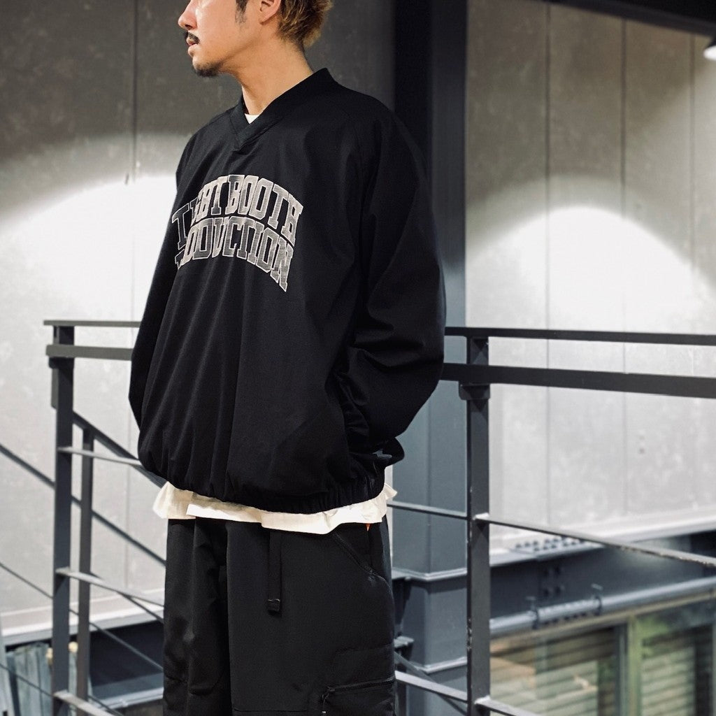 COLLEGE WIND SHIRT #Black [SS25-JK06]