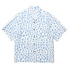 HAWAIIAN SHIRT S/S -TYPE 2- #WHITE-BLUE [24SS-WMS-HI02]