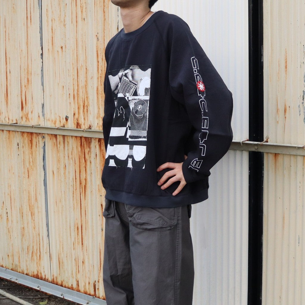 MD P2P RAGLAN LONG SLEEVE #CHARCOAL [CES28CS23]