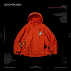 "8SE-01G" 專業多功能登山派克大衣 #PUMPKIN [GOOPI-24AW-DEC-02]