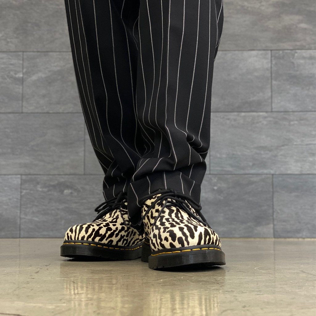 馬丁博士 | 豹紋三眼鞋 #白色 [DRMARTENS-WM-SH02]