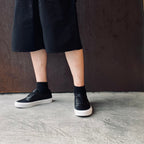 Authentic #LEATHER BLACK/TRUE WHITE [VN000EGABPB]