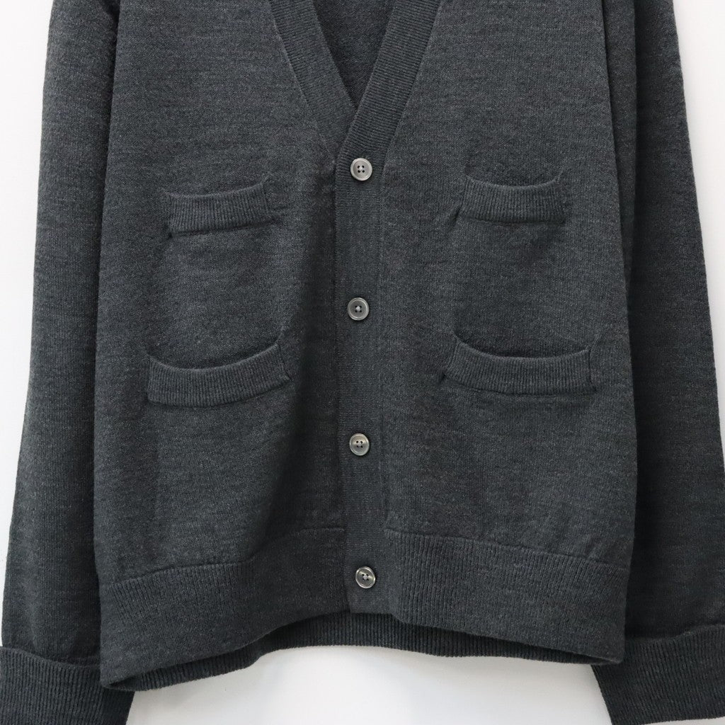 TECH KNIT CARDIGAN Brewed Protein #CHARCOAL [BE-72026W]
