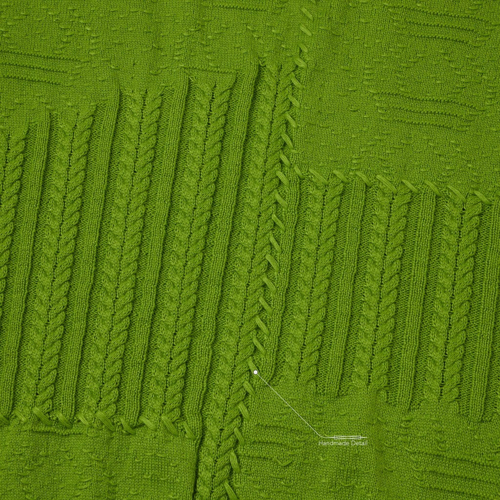 "8SE-03K" 蒙太奇拼接針織毛衣 #NEON [GOOPI-24AW-DEC-05]