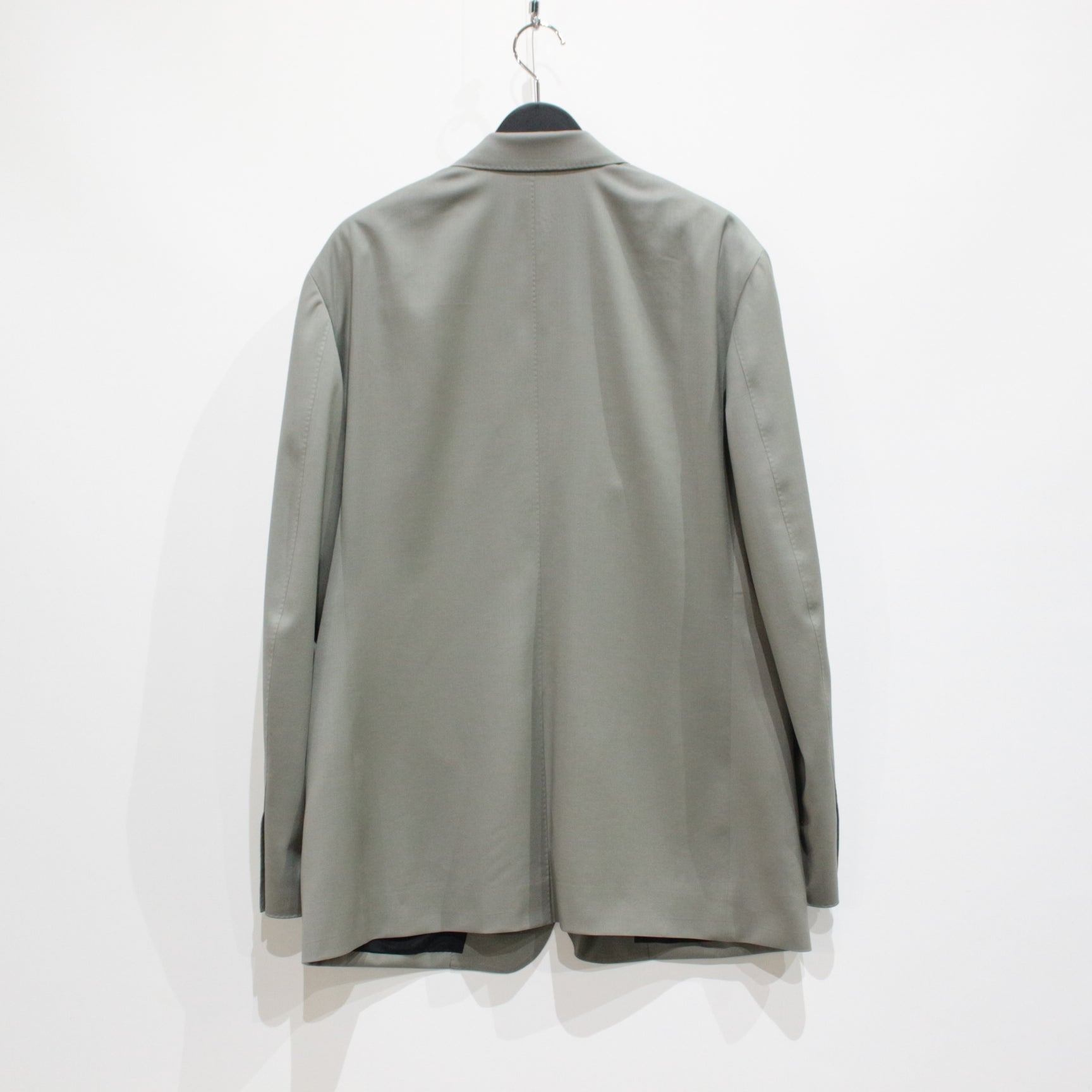 SINGLE BREASTED JACKET ( TYPE-3 ) &amp; TROUSERS #GRAYGREEN [23FW-WMO-SU03 / 23FW-WMP-TR08]