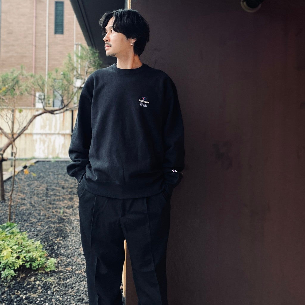 CHAMPION | REVERSE WEAVE CREW NECK SWEAT SHIRT #BLACK [26FW-WMC-CP04]