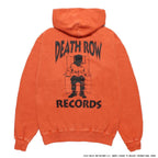 DEATH ROW RECORDS | WASHED MIDDLE WEIGHT PULLOVER HOODED SWEAT SHIRT #ORANGE [DEATHROW-WM-SS02]