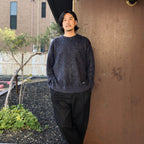 MIX MOHAIR CREW NECK SWEATER #PURPLE [26FW-WMK-KN03]