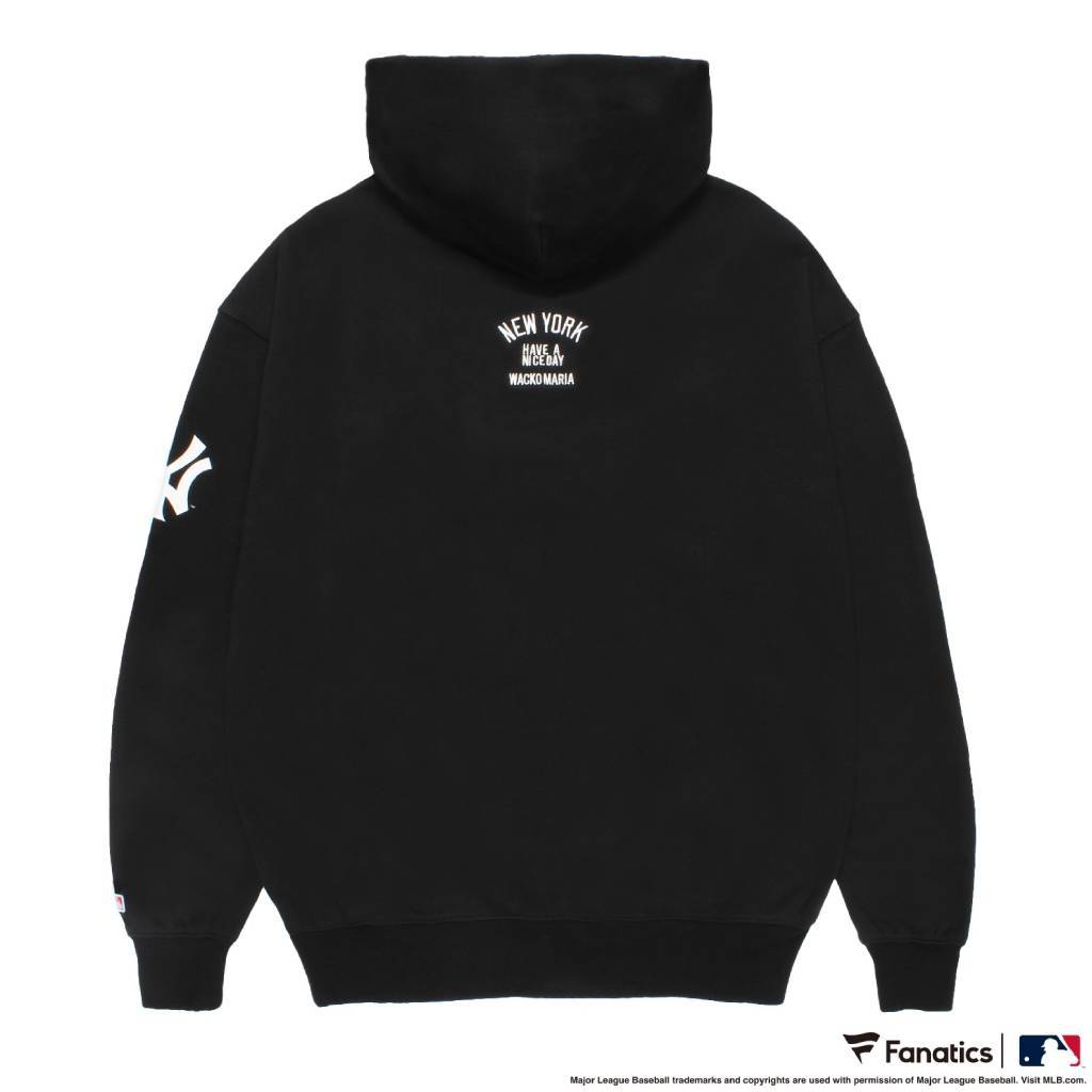 MLB | NY | HEAVY WEIGHT PULLOVER HOODED SWEAT SHIRT ( TYPE-1 ) #BLACK [MLB-WM-SS01]