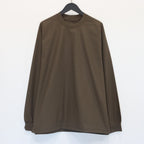 TECH LIGHTWEIGHT TEE L/S #BROWNKAHKI [BE-30025W]