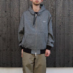 Tweed Hooded Active Jacket #Grey [SD26F-JK02]