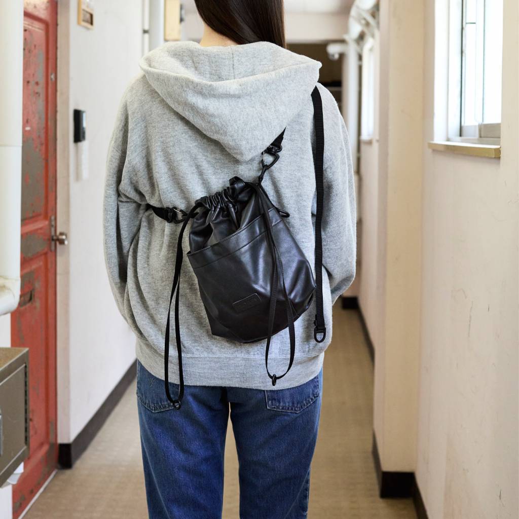 DRAW STRING BAG (LE) #BLACK [BCL-114] – cocorozashi