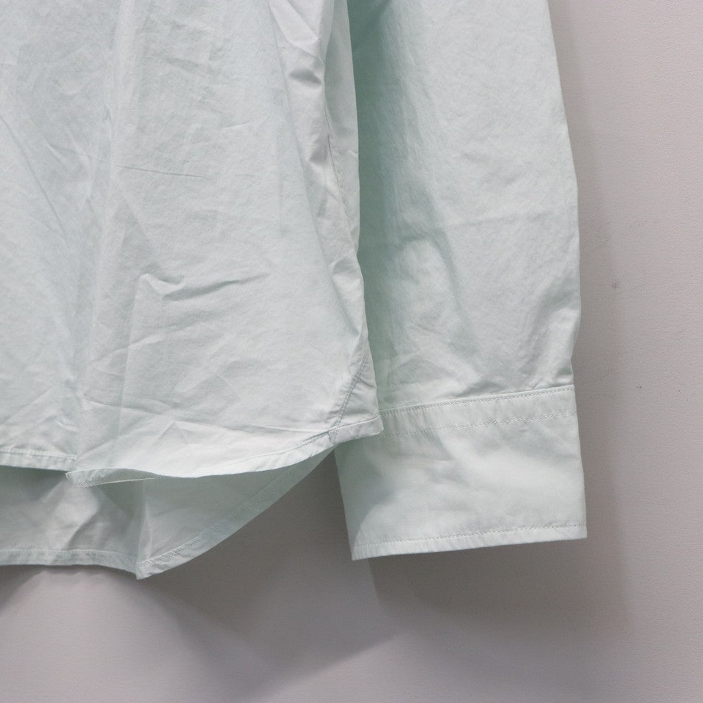 SH LONG SLEEVE IN POPELINE #MISTY BLUE 804 [20CMSH229A]